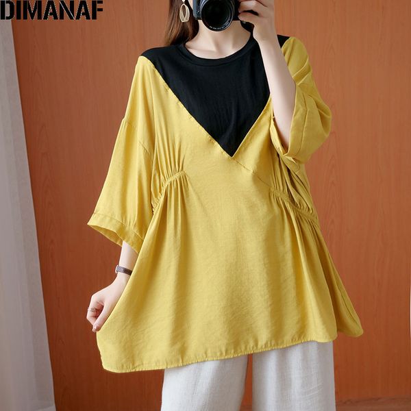 dimanaf summer plus size t-shirts clothing fashion lady tees tunic loose pleated batwing sleeve shirts large t shirt women, White
dimanaf summer plus size t-shirts clothing fashion lady tees tunic loose pleated batwing sleeve shirts large t shirt women, White