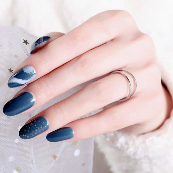 24pcs new fake nails dark green smudge gold foil fake nails square round artificial nail tips with glue sticker office home, Red;gold
24pcs new fake nails dark green smudge gold foil fake nails square round artificial nail tips with glue sticker office home, Red;gold