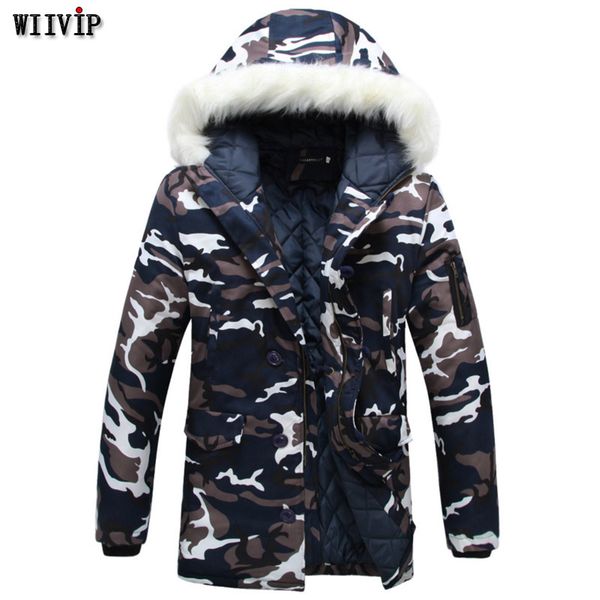 s-5xl new men fashion full sleeve with fur trim hooded long camouflage casual parka winter warm thicken outerwear coat yw333, Black
s-5xl new men fashion full sleeve with fur trim hooded long camouflage casual parka winter warm thicken outerwear coat yw333, Black