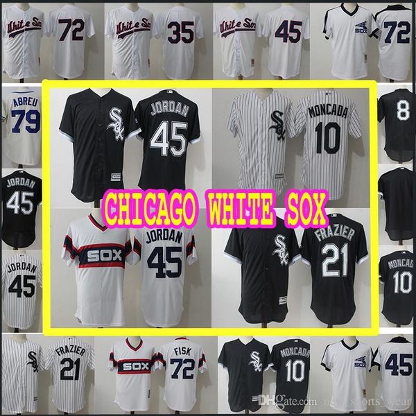 White sox jersey CHICAGO 45 10 Yoan Moncada 72 Carlton Fisk 21 Todd Frazier 35 Frank Thomas 79 Jose Abreu
White sox jersey CHICAGO 45 10 Yoan Moncada 72 Carlton Fisk 21 Todd Frazier 35 Frank Thomas 79 Jose Abreu