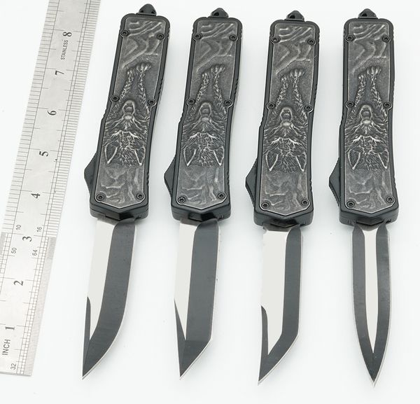 KT09 3D Embossed D/A out the front Automatic Knives 440C steel EDC tactical Pocket knife camping gear knifes Wolf Polar bear Dragon
KT09 3D Embossed D/A out the front Automatic Knives 440C steel EDC tactical Pocket knife camping gear knifes Wolf Polar bear Dragon