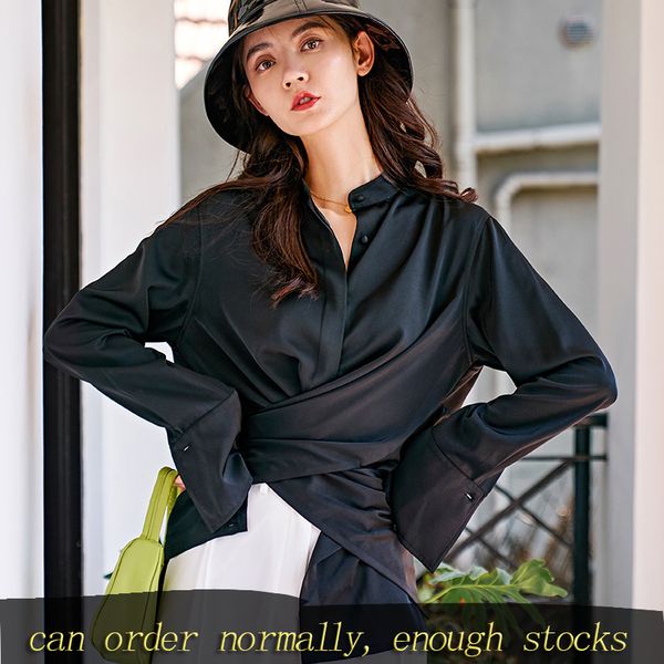 lanmrem can ship design women's clothes satin black shirt 2020 spring fashion new long sleeve bandage waist casual yh954, White
lanmrem can ship design women's clothes satin black shirt 2020 spring fashion new long sleeve bandage waist casual yh954, White