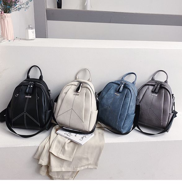 backpack for women 2020 new spring and autumn korean fashion student black bag pu material backpack
backpack for women 2020 new spring and autumn korean fashion student black bag pu material backpack