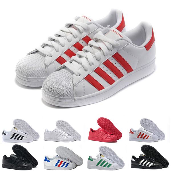 With Box 2019 Super Star Men Women Designer Sneakers Black Red Blue Stripes White Casual Shoes Superstar Fashion Trainers Flats Shoes
With Box 2019 Super Star Men Women Designer Sneakers Black Red Blue Stripes White Casual Shoes Superstar Fashion Trainers Flats Shoes