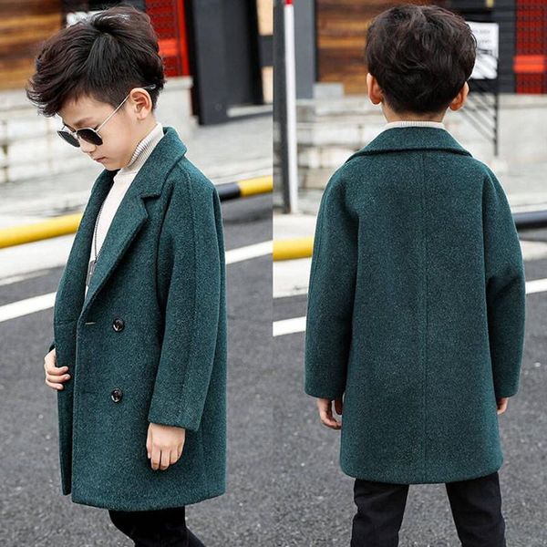 New Autumn Winter Kids Boys Fashion Woolen Coat Children's Double Breasted Windbreaker Teenage Boys Casual Wool Jacket, Blue
New Autumn Winter Kids Boys Fashion Woolen Coat Children's Double Breasted Windbreaker Teenage Boys Casual Wool Jacket, Blue