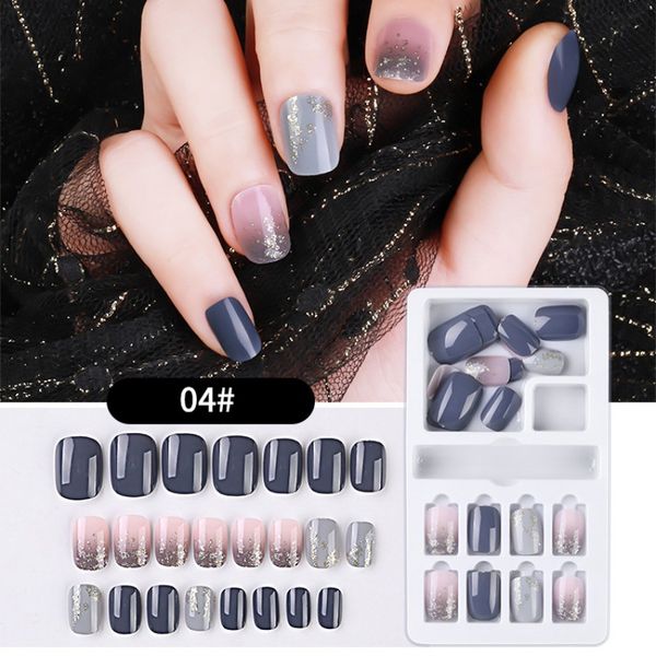 stickers & decals 24pcs gradient fashion nail wear detachable nails ultra-thin no trace patch beauty salon art tools false, Black
stickers & decals 24pcs gradient fashion nail wear detachable nails ultra-thin no trace patch beauty salon art tools false, Black