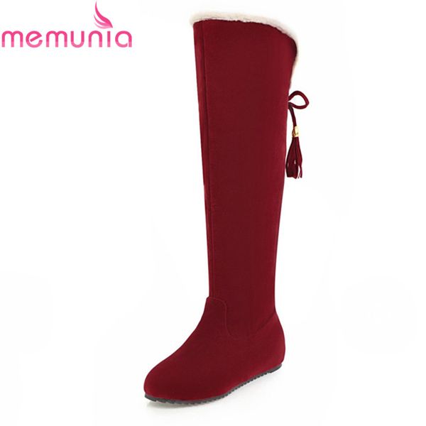 memunia new arrival 2020 long boots with fringe flat casual shoes keep warm snow winter boots round toe womens knee high, Black
memunia new arrival 2020 long boots with fringe flat casual shoes keep warm snow winter boots round toe womens knee high, Black