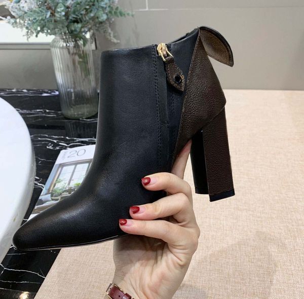 2019 fashion brand leather women shoes woman heels boots short autumn winter boots ankle zapatillas sapatos femininos zapatos mujer, Black
2019 fashion brand leather women shoes woman heels boots short autumn winter boots ankle zapatillas sapatos femininos zapatos mujer, Black