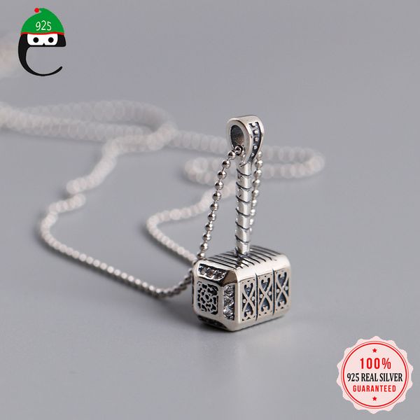 elfoplatasi authentic 925 sterling silver fashion vintage hammer pendant short necklace sterling silver jewelry da698
elfoplatasi authentic 925 sterling silver fashion vintage hammer pendant short necklace sterling silver jewelry da698