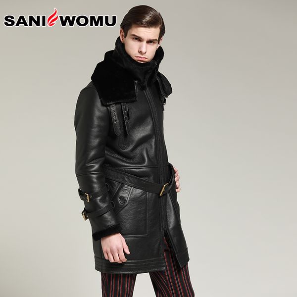 real sheepskin fur coats for man fashion genuine leather jacket winter jackets long natural sheepskin shearling fur outerwear, Black
real sheepskin fur coats for man fashion genuine leather jacket winter jackets long natural sheepskin shearling fur outerwear, Black