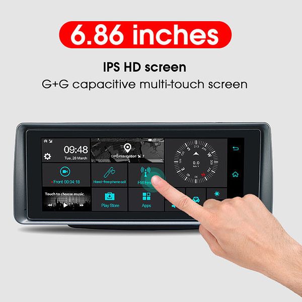 new 6.86 inch 3g car dvr for android5.1 gps naivgation wifi hd 1080p dashcam video recorder phone app remote monitor a918
new 6.86 inch 3g car dvr for android5.1 gps naivgation wifi hd 1080p dashcam video recorder phone app remote monitor a918