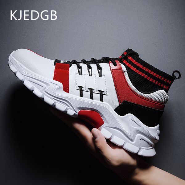 kjedgb new sock mouth high-men casual shoes fashion trend sneakers men pu sole light and soft trainers support dropshipping, Black
kjedgb new sock mouth high-men casual shoes fashion trend sneakers men pu sole light and soft trainers support dropshipping, Black