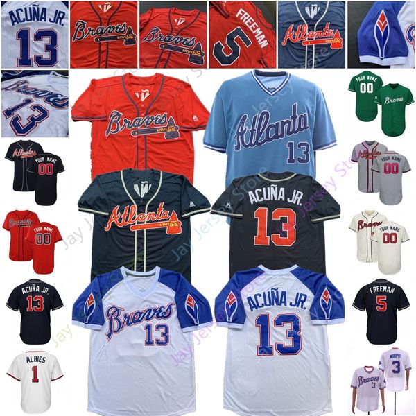 Atlanta Custom Braves Jersey Dale Murphy John Smoltz Chipper Jones Ender Inciarte Hank Aaron Brian McCann Men Women Youth Kid
Atlanta Custom Braves Jersey Dale Murphy John Smoltz Chipper Jones Ender Inciarte Hank Aaron Brian McCann Men Women Youth Kid