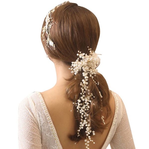 fashion wedding headdress for bride handmade wedding pearl crystal hair accessories hairpin ornaments, Golden;white
fashion wedding headdress for bride handmade wedding pearl crystal hair accessories hairpin ornaments, Golden;white
