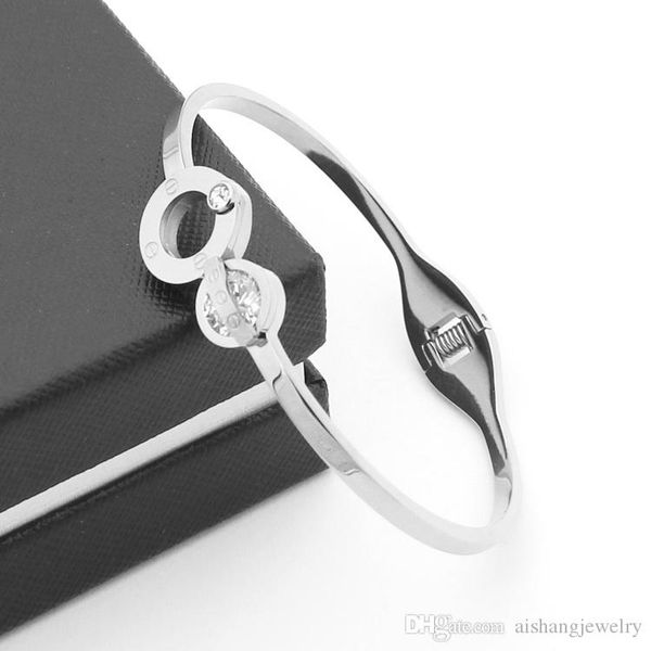 2020 sell fashion women carter women bangle screw mark stainless steel and 18k gold plated spring buckle with ziron for women gift, Black
2020 sell fashion women carter women bangle screw mark stainless steel and 18k gold plated spring buckle with ziron for women gift, Black