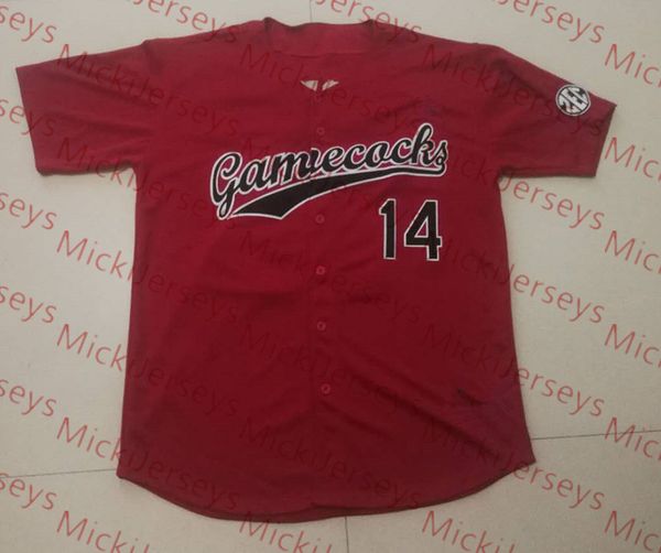 custom south carolina gamecocks baseball jersey sam dyson whit merrifield 34 montgomery steve pearce mookie wilson grayson greiner jersey, Black
custom south carolina gamecocks baseball jersey sam dyson whit merrifield 34 montgomery steve pearce mookie wilson grayson greiner jersey, Black