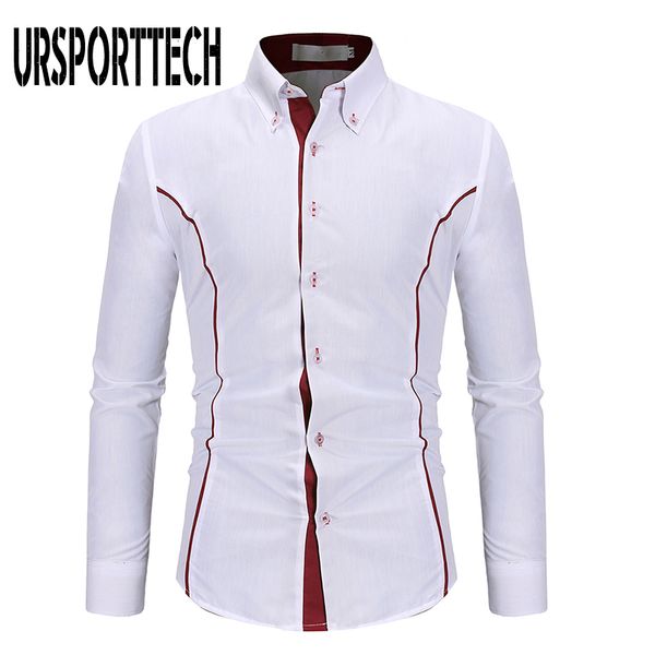 ursporttech men's shirt 2020 spring autumn casual slim long sleeve oversized shirts for men solid dress shirts male blouse, White;black
ursporttech men's shirt 2020 spring autumn casual slim long sleeve oversized shirts for men solid dress shirts male blouse, White;black