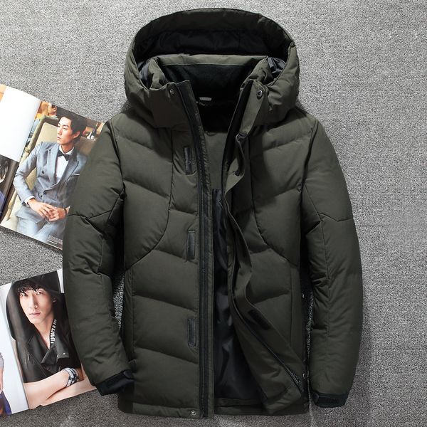 russia winter for men thick hooded white duck down jacket thickening cold warm casual windbreaker down parka coat outwear, Black
russia winter for men thick hooded white duck down jacket thickening cold warm casual windbreaker down parka coat outwear, Black