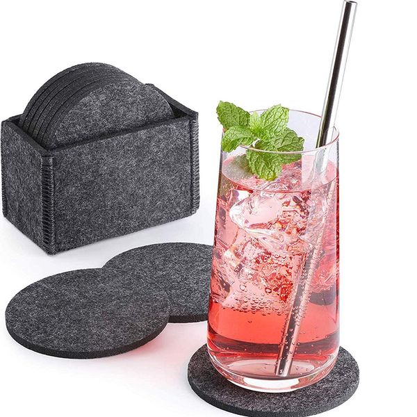 round felt coaster absorbent cup mat kitchen deskbowl pad coffee placemat with storage box mug cup mat insulated felt coaster set
round felt coaster absorbent cup mat kitchen deskbowl pad coffee placemat with storage box mug cup mat insulated felt coaster set