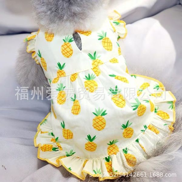 pineapple skirt puppy clothes summer clothes net red teddy cat pet small dog bomei bear summer thin style
pineapple skirt puppy clothes summer clothes net red teddy cat pet small dog bomei bear summer thin style