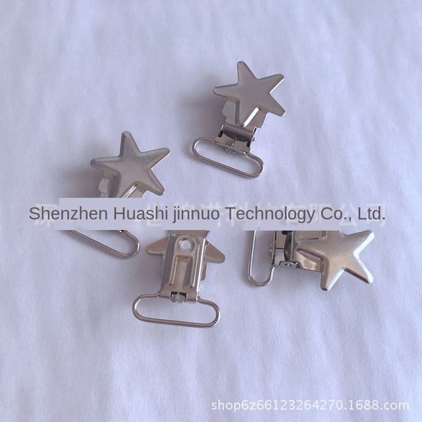 pacifier clip five-pointed star duckbill clip paint five-pointed star 25mm nipple nipple bei dai jia, Slivery;black
pacifier clip five-pointed star duckbill clip paint five-pointed star 25mm nipple nipple bei dai jia, Slivery;black