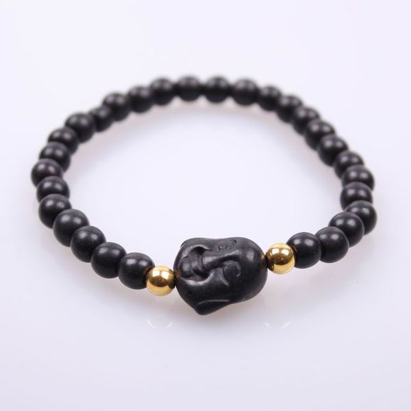 2020 new fashion handmade buddha bracelet for women men simulated stone gold color bead bangle jewelry, Black
2020 new fashion handmade buddha bracelet for women men simulated stone gold color bead bangle jewelry, Black