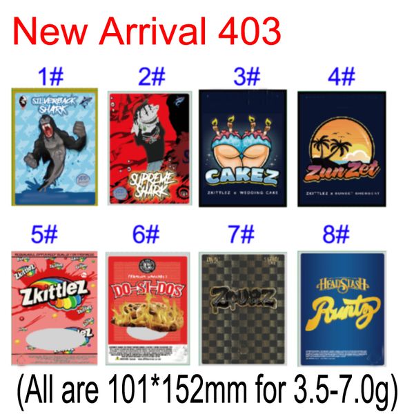 new sharklato silverback shark cakez zunzet zkittlez dosidos black zourz headstash runtz smell proof packaging bags for dry herb flowers
new sharklato silverback shark cakez zunzet zkittlez dosidos black zourz headstash runtz smell proof packaging bags for dry herb flowers