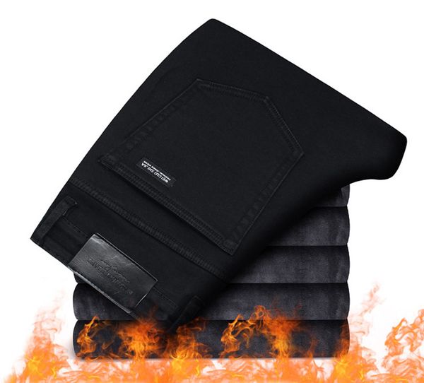 2020 thicker grey fleece men clothes all black elasticity warm thinker winter jeans busines with or no velvet 2 model jeans, Blue
2020 thicker grey fleece men clothes all black elasticity warm thinker winter jeans busines with or no velvet 2 model jeans, Blue
