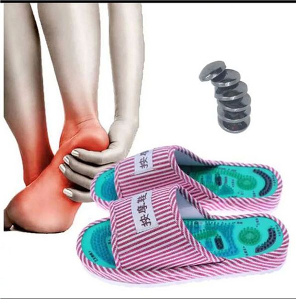 new acupressure points massage shoes 1 pair magnetic reflexology slippers men womens pain relief foot relaxation healthy care shoes, Blue;gray
new acupressure points massage shoes 1 pair magnetic reflexology slippers men womens pain relief foot relaxation healthy care shoes, Blue;gray