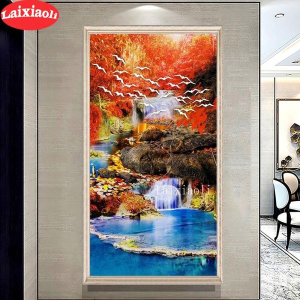 diamond embroidery waterfall red tree landscape full square round drill diamond painting 5d diy mosaic home decoration
diamond embroidery waterfall red tree landscape full square round drill diamond painting 5d diy mosaic home decoration