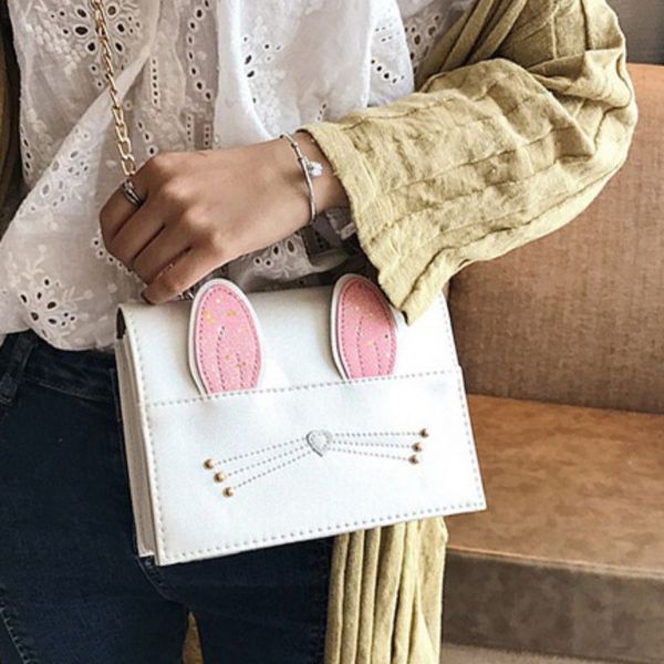 fashion women patchwork long ear shoulder bag zip female embroidery flap crossbody bag
fashion women patchwork long ear shoulder bag zip female embroidery flap crossbody bag