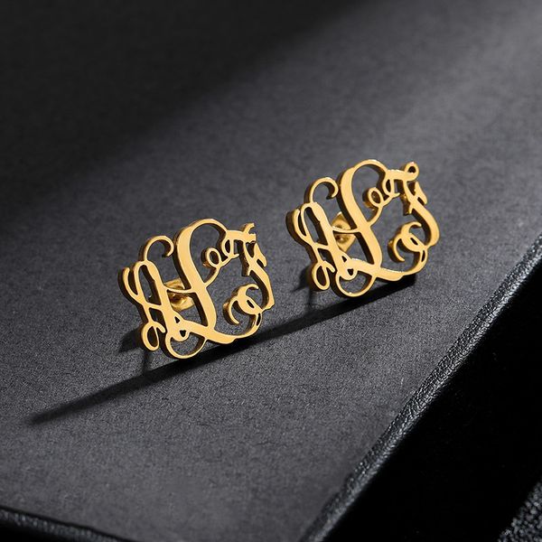 custom initial monogram letter earrings gold sliver stainless steel personalized name earrings for women minimal stud earrings, Golden
custom initial monogram letter earrings gold sliver stainless steel personalized name earrings for women minimal stud earrings, Golden