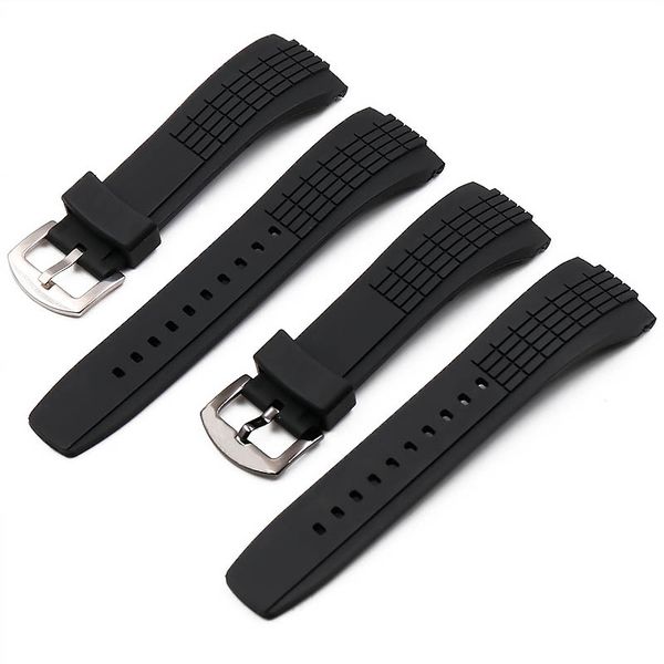 silicone strap men's watch accessories pin buckle 26mm for seikovelatura series outdoor sports waterproof rubber strap women, Black;brown
silicone strap men's watch accessories pin buckle 26mm for seikovelatura series outdoor sports waterproof rubber strap women, Black;brown