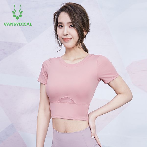 vansydical yoga shirt exposed navel women slim mesh gym short sleeve fitness workout running cropped sports t-shirt summer, White;red
vansydical yoga shirt exposed navel women slim mesh gym short sleeve fitness workout running cropped sports t-shirt summer, White;red