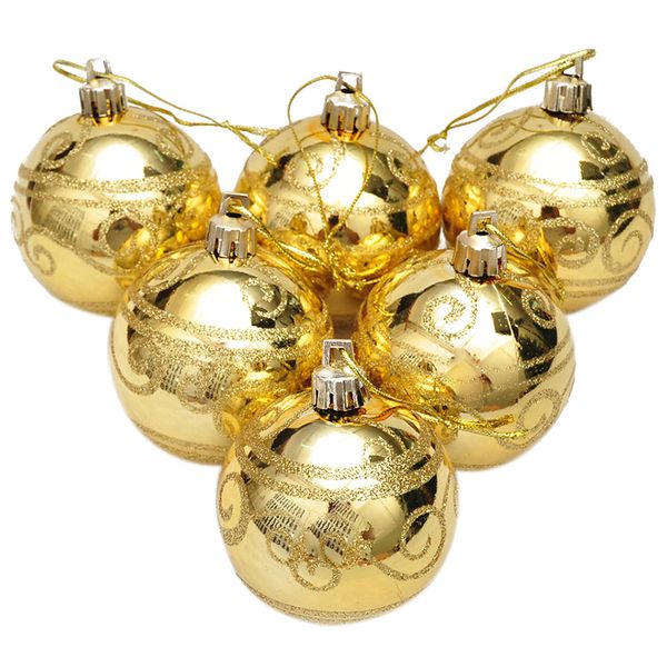 6pcs christmas tree balls diameter 6cm gold stamping color drawing decorations ball xmas party wedding ornament
6pcs christmas tree balls diameter 6cm gold stamping color drawing decorations ball xmas party wedding ornament