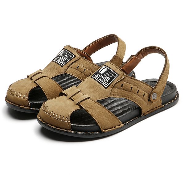 sandalen sandalias masculina genuine leather plusized casual full grain leather man sandals mens, Black
sandalen sandalias masculina genuine leather plusized casual full grain leather man sandals mens, Black