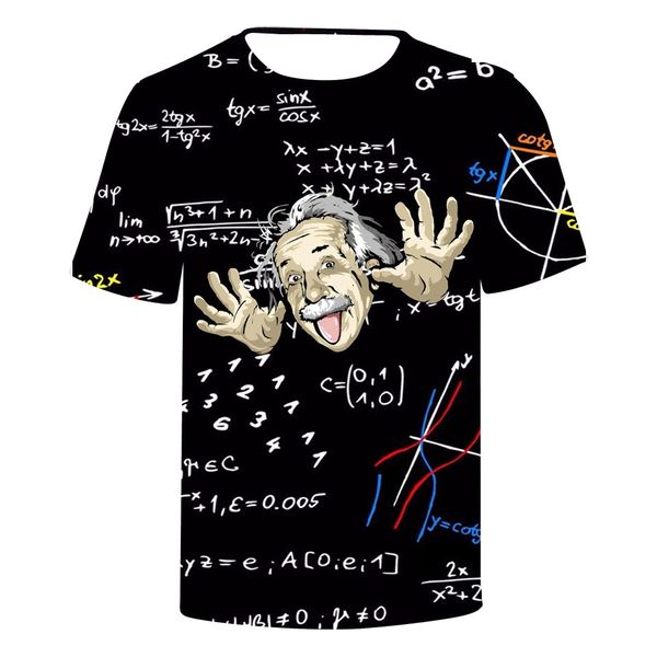 2019 summer new arrival european & american fashion spoofed einstein 3-d digital printed t-shirt hip hop funny t shirt men, White;black
2019 summer new arrival european & american fashion spoofed einstein 3-d digital printed t-shirt hip hop funny t shirt men, White;black