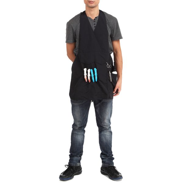 87x56cm pro salon work clothes barber hairdresser hairdressing cape hair cutting apron household waist cloth hairstylist tools
87x56cm pro salon work clothes barber hairdresser hairdressing cape hair cutting apron household waist cloth hairstylist tools