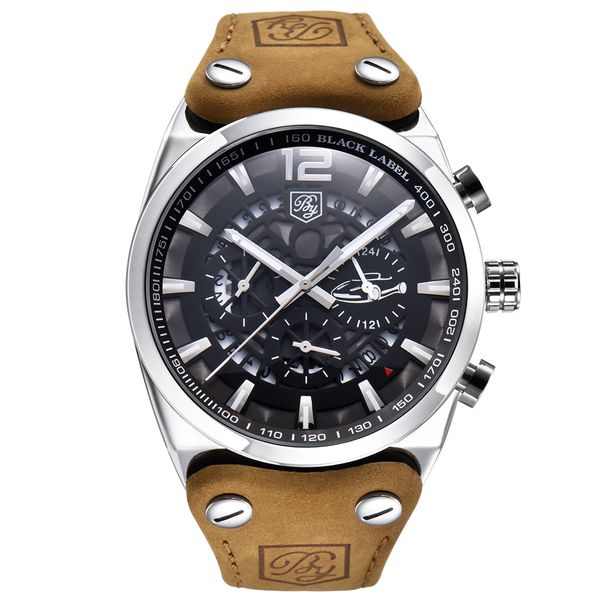 military wrist watches relogio masculino sport watch men quartz men's chronograph date waterproof men gift, Slivery;brown
military wrist watches relogio masculino sport watch men quartz men's chronograph date waterproof men gift, Slivery;brown