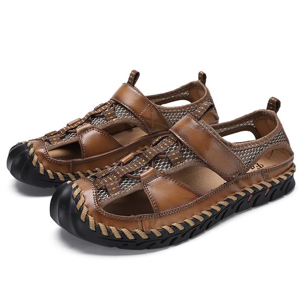 zapatos de hombre sandals cow leather handmade sewing casual shoes plusized sandales zapatos hombre, Black
zapatos de hombre sandals cow leather handmade sewing casual shoes plusized sandales zapatos hombre, Black