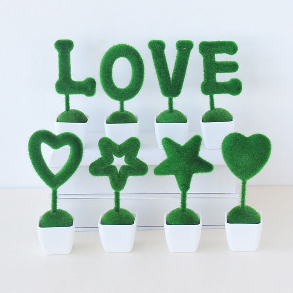 simulated plant potted a set of love wedding gifts fake flower green plants small bonsai creative household decoration accessories
simulated plant potted a set of love wedding gifts fake flower green plants small bonsai creative household decoration accessories