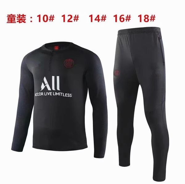 kids paris psg tracksuit 2019/2020 paris soccer jogging jacket 2019-2020 boys paris child football training suit, Black
kids paris psg tracksuit 2019/2020 paris soccer jogging jacket 2019-2020 boys paris child football training suit, Black