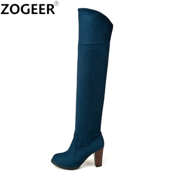 plus size 48 fashion flock women boots casual over the knee boots thick high heel shoes woman black blue
plus size 48 fashion flock women boots casual over the knee boots thick high heel shoes woman black blue