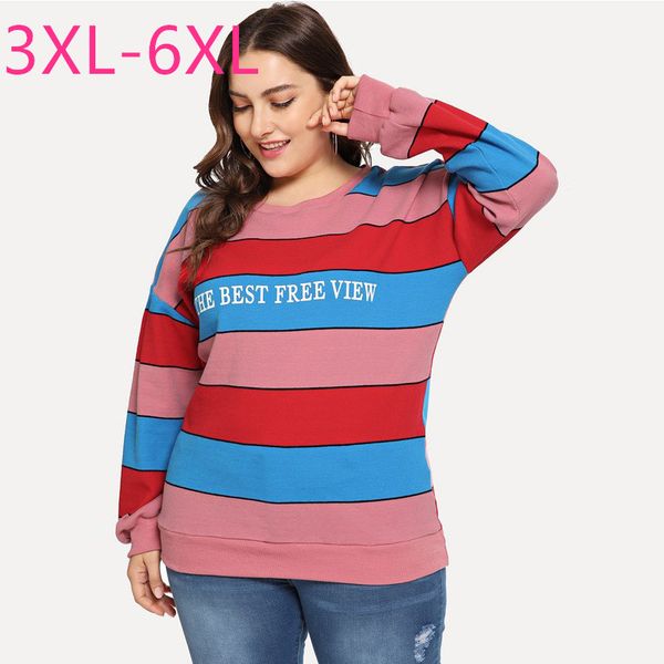 new 2020 spring autumn plus size for women large pullover long sleeve loose casual color stripe t-shirt 3xl 4xl 5xl 6xl, White;black
new 2020 spring autumn plus size for women large pullover long sleeve loose casual color stripe t-shirt 3xl 4xl 5xl 6xl, White;black