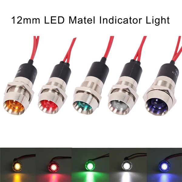 12v 12mm convex ended metal led indicator light signal light fl1m-12cw-1 car truck van boat led panel dash lamp warning
12v 12mm convex ended metal led indicator light signal light fl1m-12cw-1 car truck van boat led panel dash lamp warning