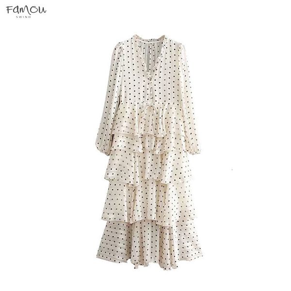 Sweet Polka Dot Print Mujer Ruffles Long Dress Women 2019 Fashion V Neck Long Sleeve Ladies Dresses Casual
Sweet Polka Dot Print Mujer Ruffles Long Dress Women 2019 Fashion V Neck Long Sleeve Ladies Dresses Casual