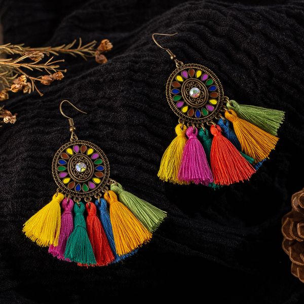 colorful dangle drop tassel earrings for women female boho bohemian ethnic wedding party earrings charms jewelry accessories, Silver
colorful dangle drop tassel earrings for women female boho bohemian ethnic wedding party earrings charms jewelry accessories, Silver