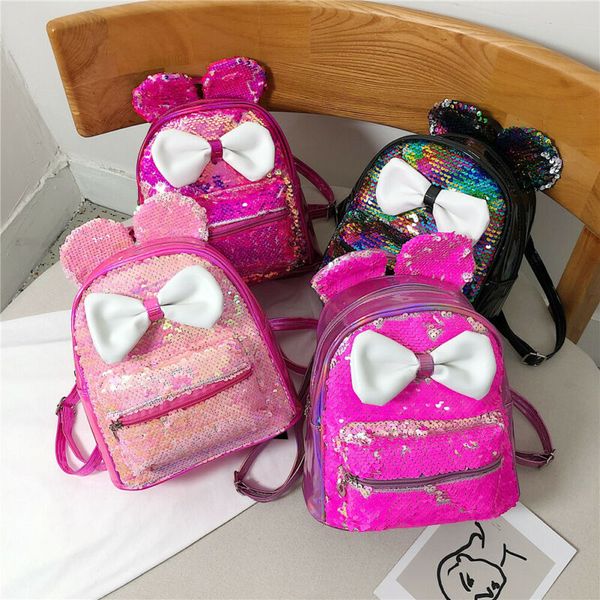 Baby Girls Sequins Backpack Glitter Bling School Bag Kids Toddler Bowknot Small Mini Rucksack
Baby Girls Sequins Backpack Glitter Bling School Bag Kids Toddler Bowknot Small Mini Rucksack