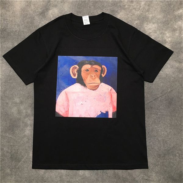 street fashion mens t shirt 2020 monkey pattern polo pullover short sleeve t shirts men women couples stylish tee, White;black
street fashion mens t shirt 2020 monkey pattern polo pullover short sleeve t shirts men women couples stylish tee, White;black