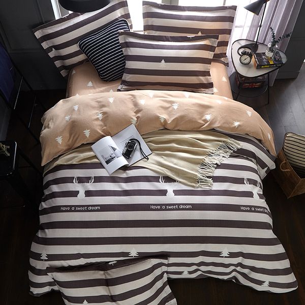 nordic deer simple design plaid vertical stripes bedding set king size brushed cotton duvet covers bed sheets pillowcase
nordic deer simple design plaid vertical stripes bedding set king size brushed cotton duvet covers bed sheets pillowcase